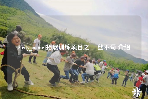 安徽拓展训练项目之 一丝不苟 介绍